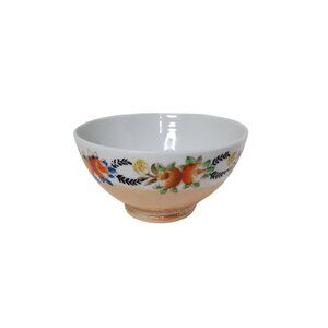 Vintage Collectible 1960's Porceline Floral Hand Made In Japan Bowl